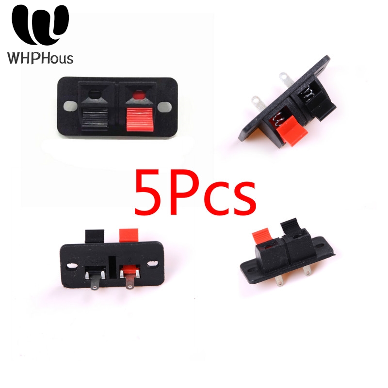 Push Fit Connector - 5Pcs 2 Positions Connector Terminal Push