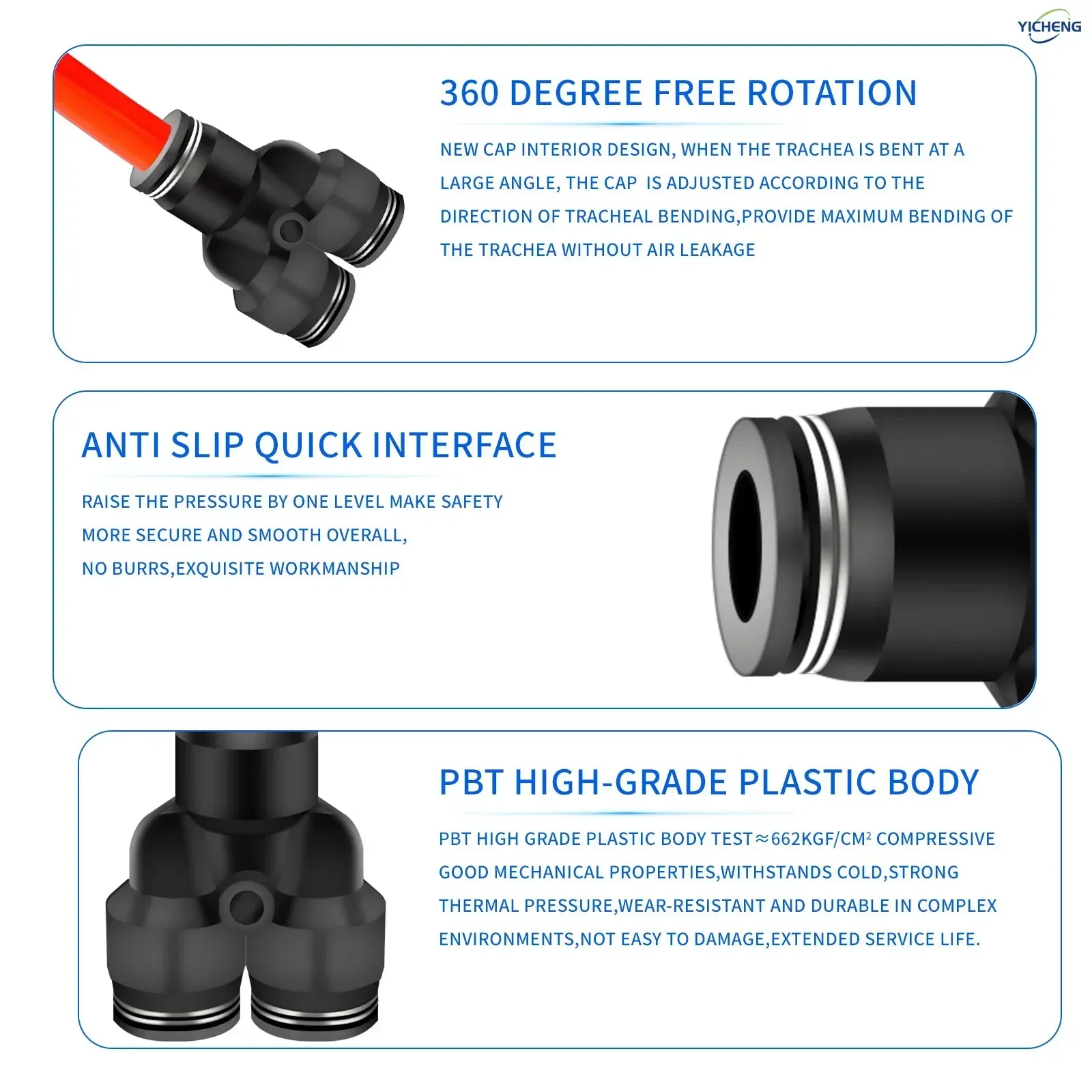 10MM ID Hose Connector Y Split - Push Fit Connector avis et prix