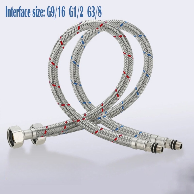 2PCS 60cm Flexible Plumbing Pi - Flexible Hose Braided avis et prix