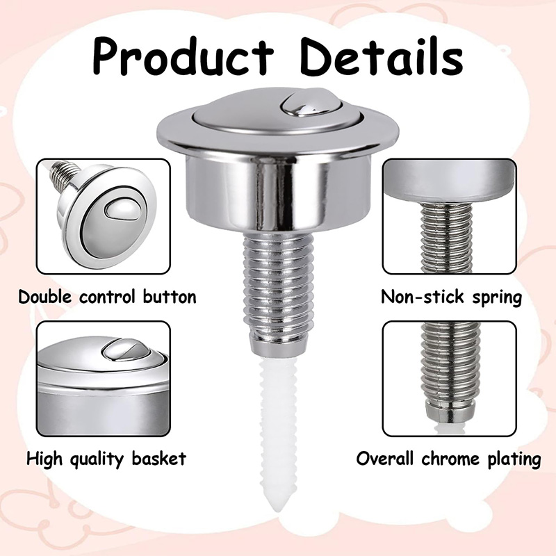 Dual Flush Toilet Button Flush - Toilet Fill Valve avis et prix