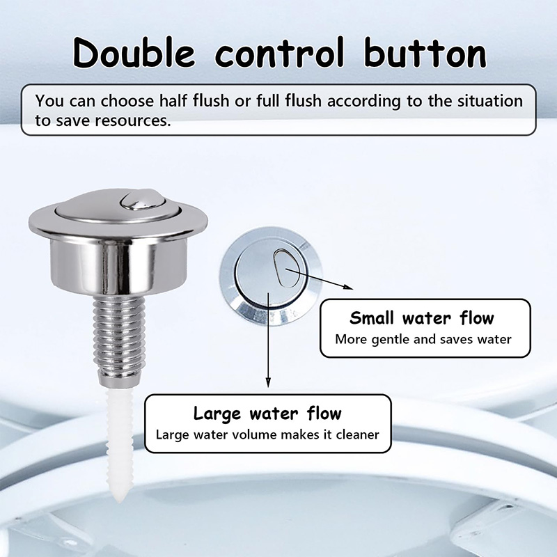 Dual Flush Toilet Button Flush - Toilet Fill Valve avis et prix