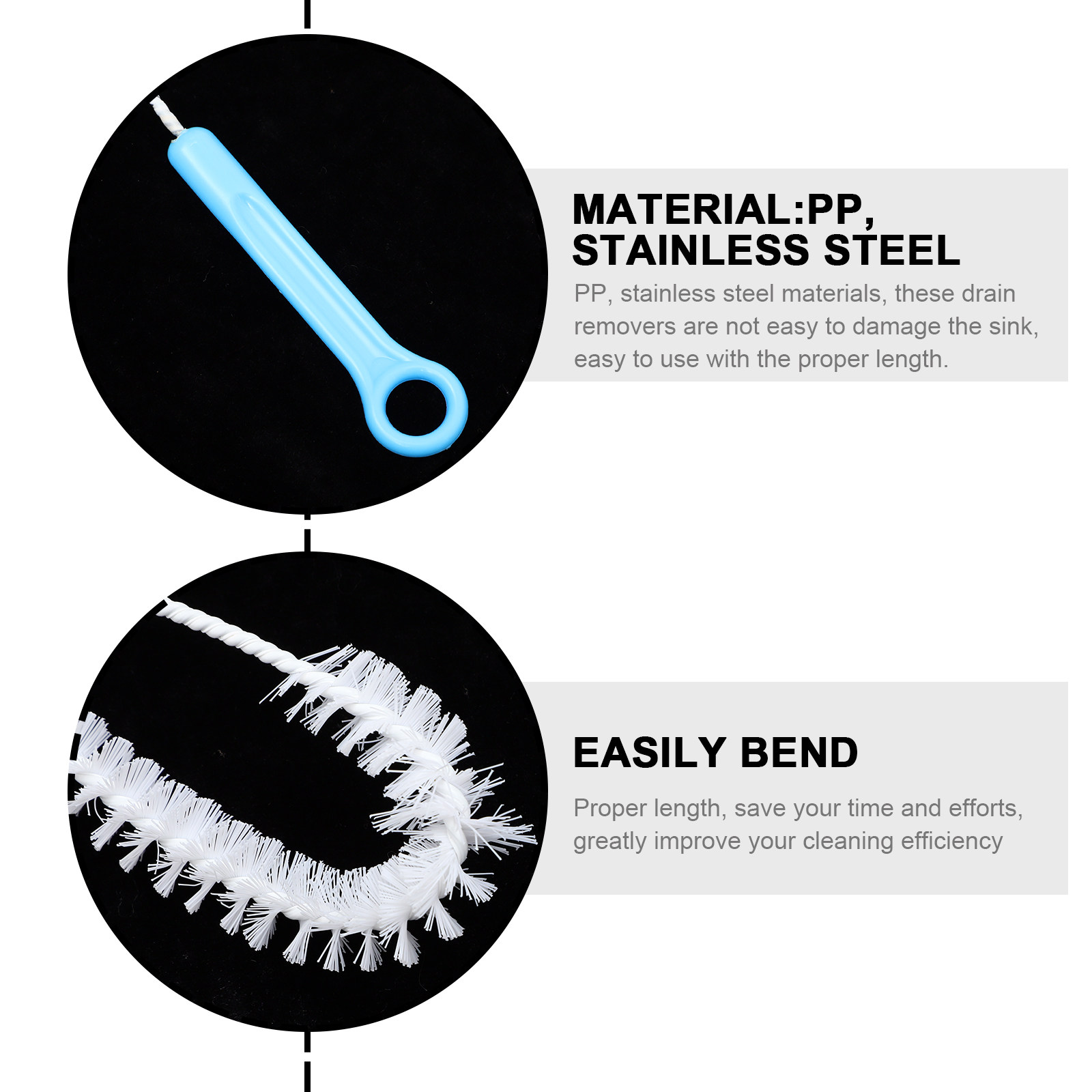 Flexible Drain Cleaning Brush  - Drain Snake Flexible avis et prix