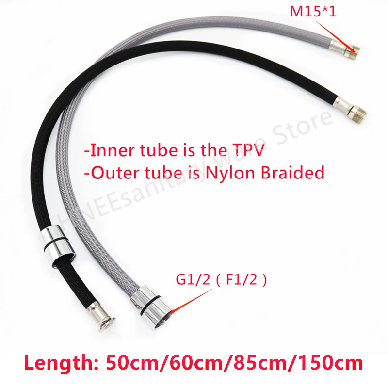 50cm/60cm/85cm/150cm F1/2 M15* - Flexible Hose Braided avis et prix