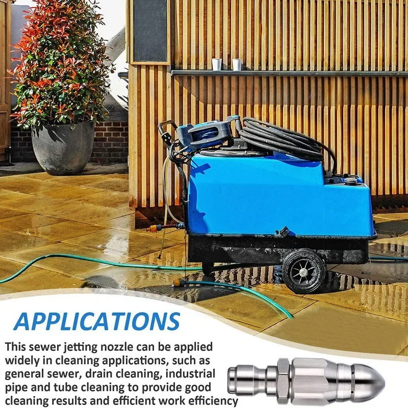 Water Jet High Pressure Spraye - Drain Pipe Clip avis et prix