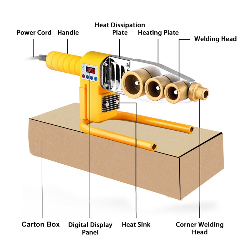 600/800/1000W Pipe Welding Mac - Pipe Freeze Spray avis et prix