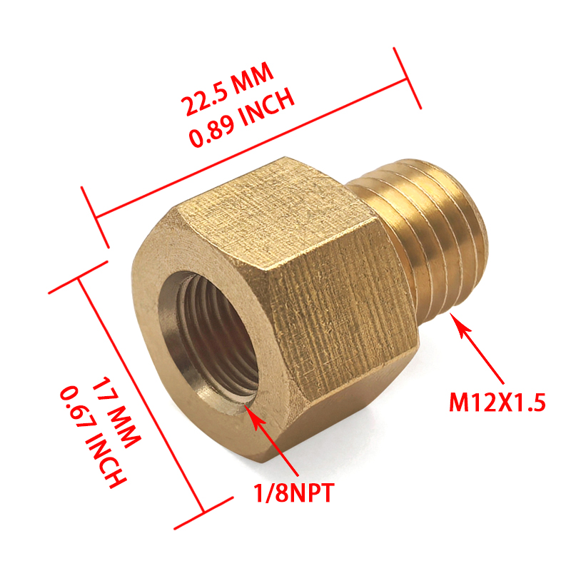 High Pressure Brass Adapter M1 - Compression Fitting Brass avis et prix
