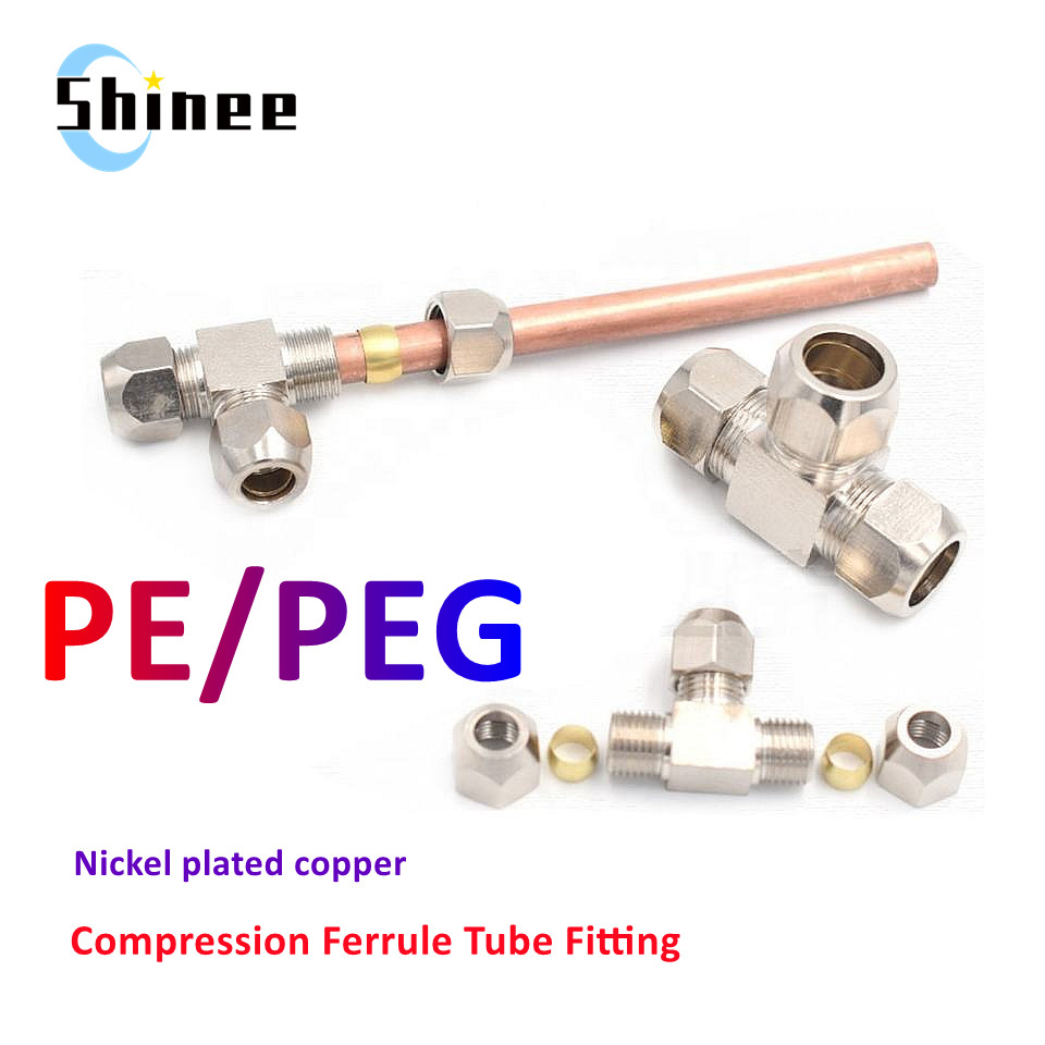 1PCS Pneumatic Fittings Brass  - Compression Fitting Brass avis et prix
