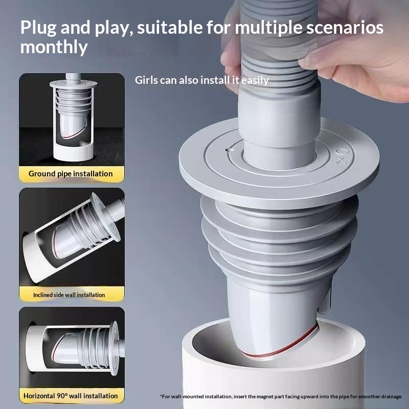 &Bathroom Sewer Seal Ring Anti - Drain Pipe Clip avis et prix