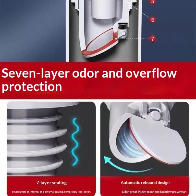 &Bathroom Sewer Seal Ring Anti - Drain Pipe Clip avis et prix