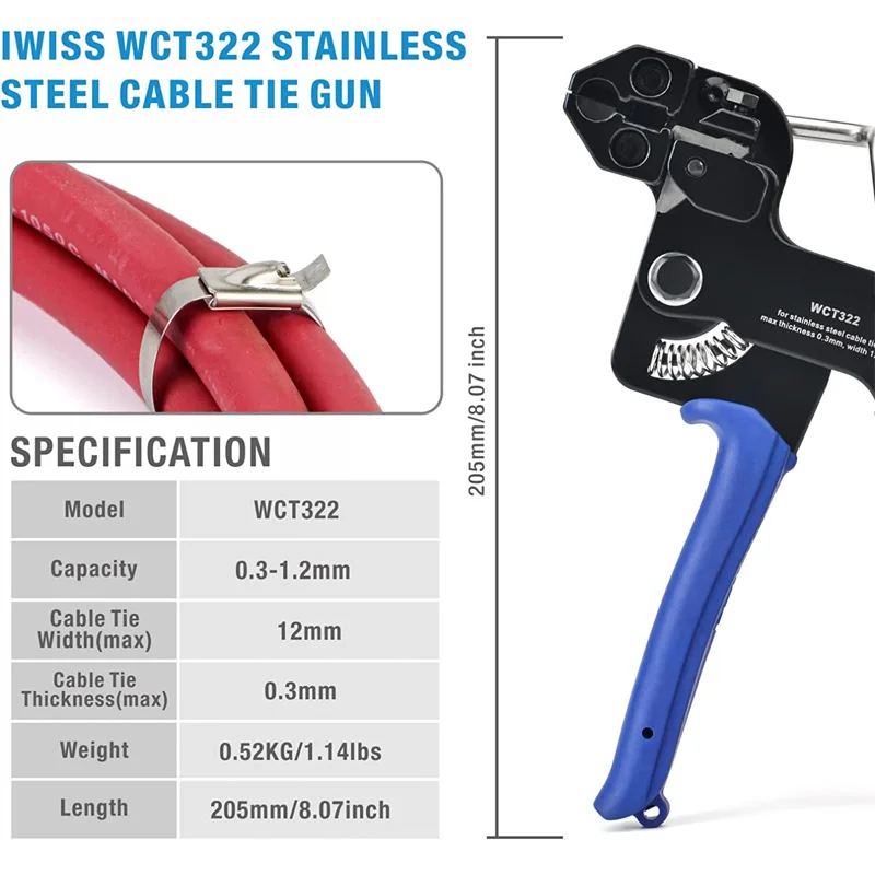 Cable Tie for Stainless Steel  - Pipe Cutter Ratchet avis et prix