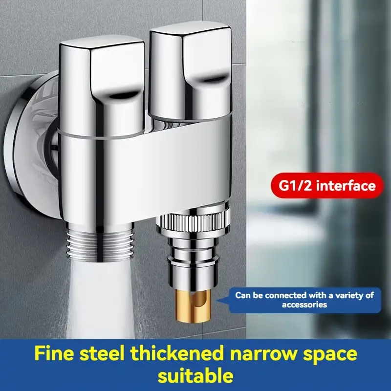 Stainless steel double outlet  - Toilet Fill Valve avis et prix