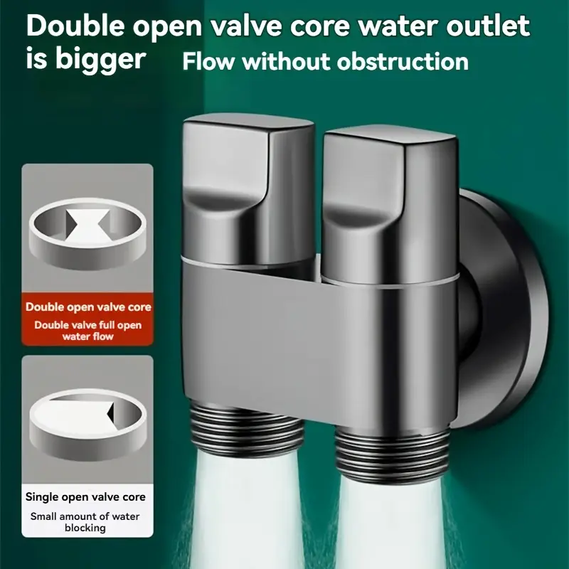 Stainless steel double outlet  - Toilet Fill Valve avis et prix