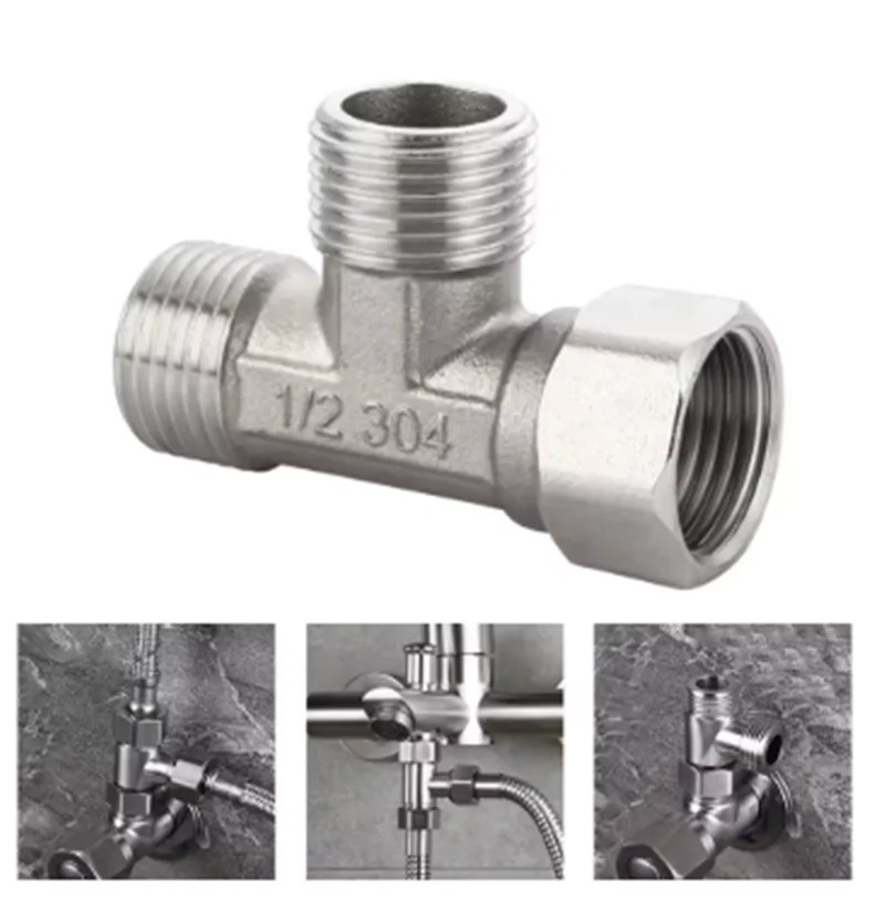 Stainless Steel T Adapter G1/  - Shower Valve Cartridge avis et prix