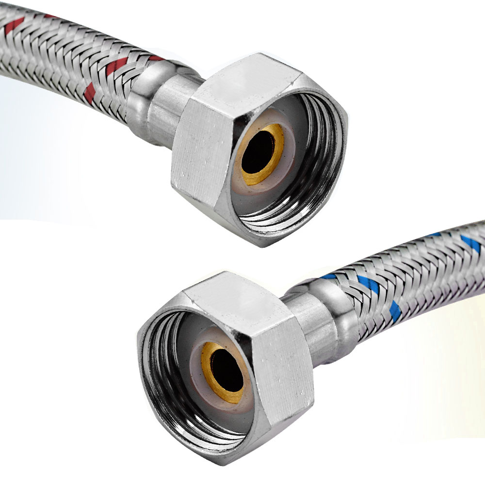G1/2 G3/8 G9/16 50cm 1 pair St - Flexible Hose Braided avis et prix