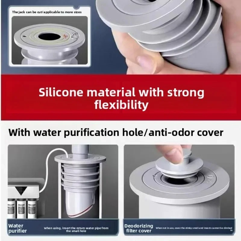 Connector Stopper Silicone Bat - Drain Pipe Clip avis et prix