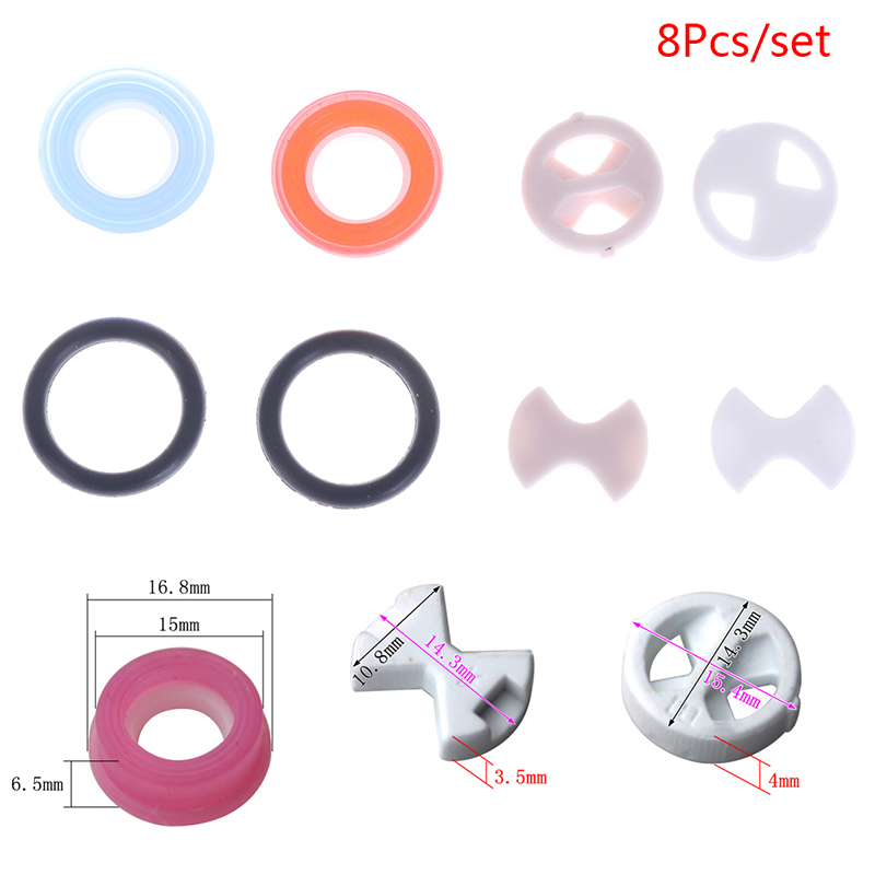 8Pcs Ceramic Disc Washer Set 1 - Silicone Tap Washer avis et prix