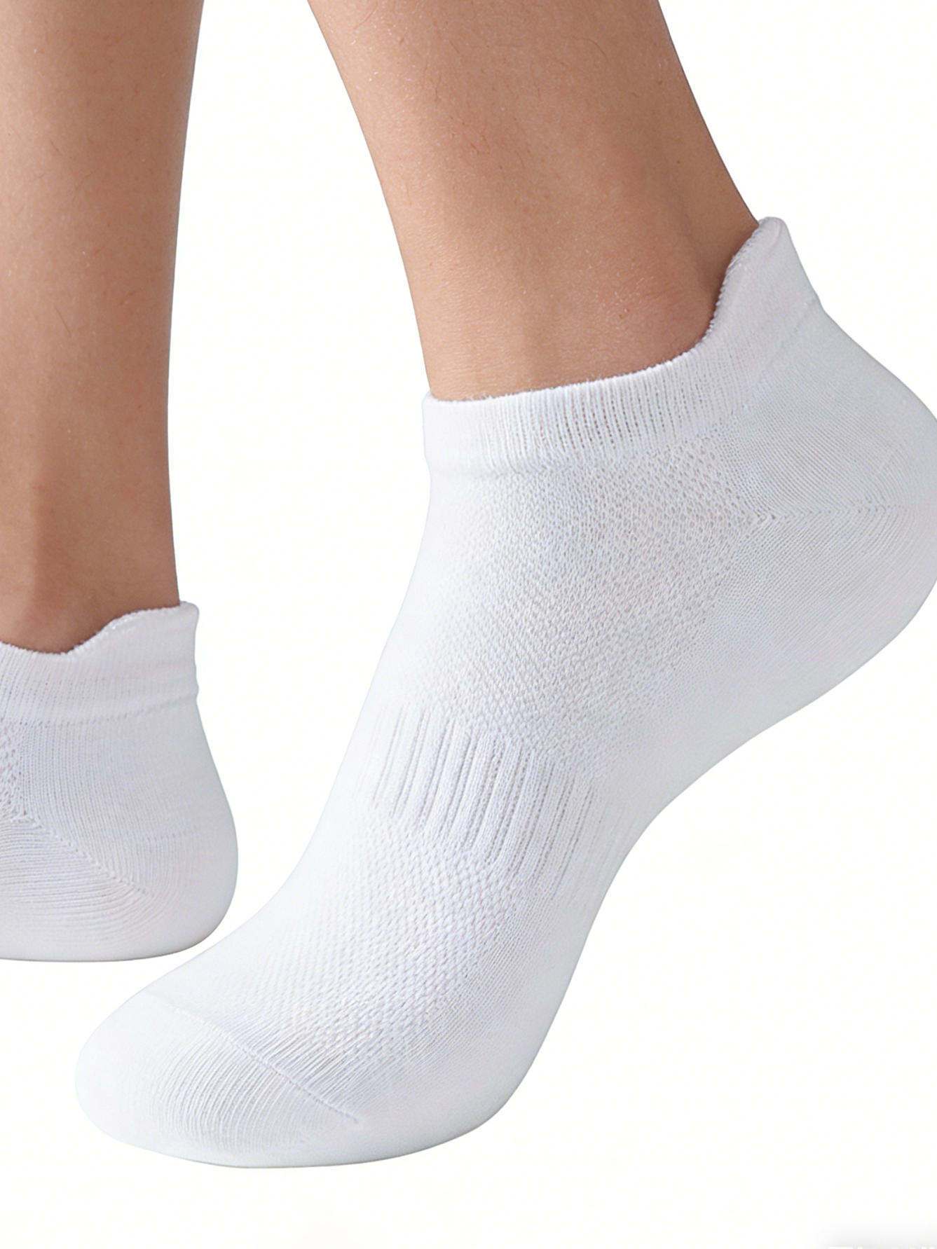 6 Pairs Women Men White Ankle  - Pipe Bending Spring avis et prix