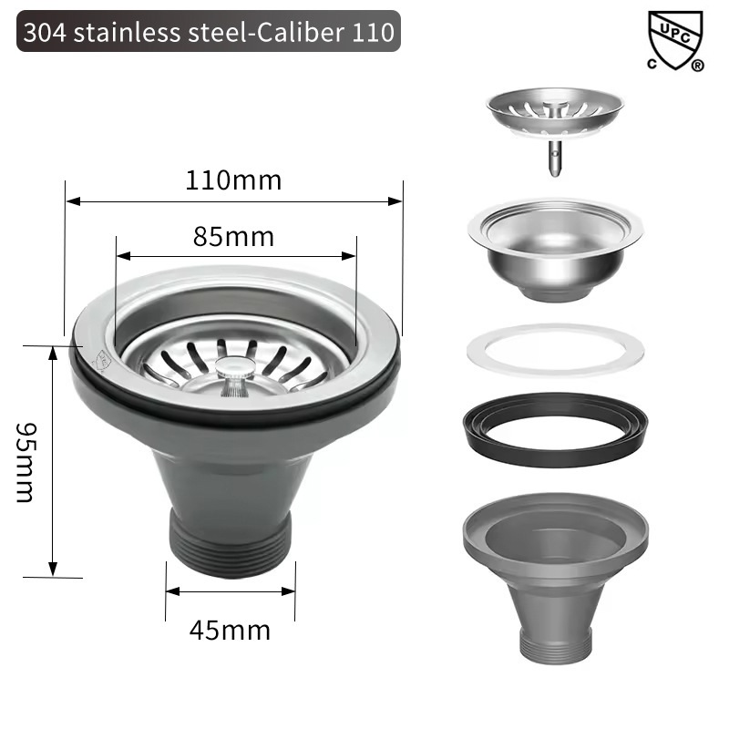 Sink Filter American Cup Kitch - Overflow Pipe Clip avis et prix