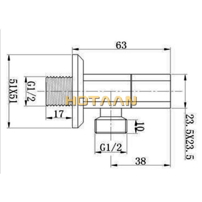 .,Bathroom copper mixing trian - Toilet Fill Valve avis et prix