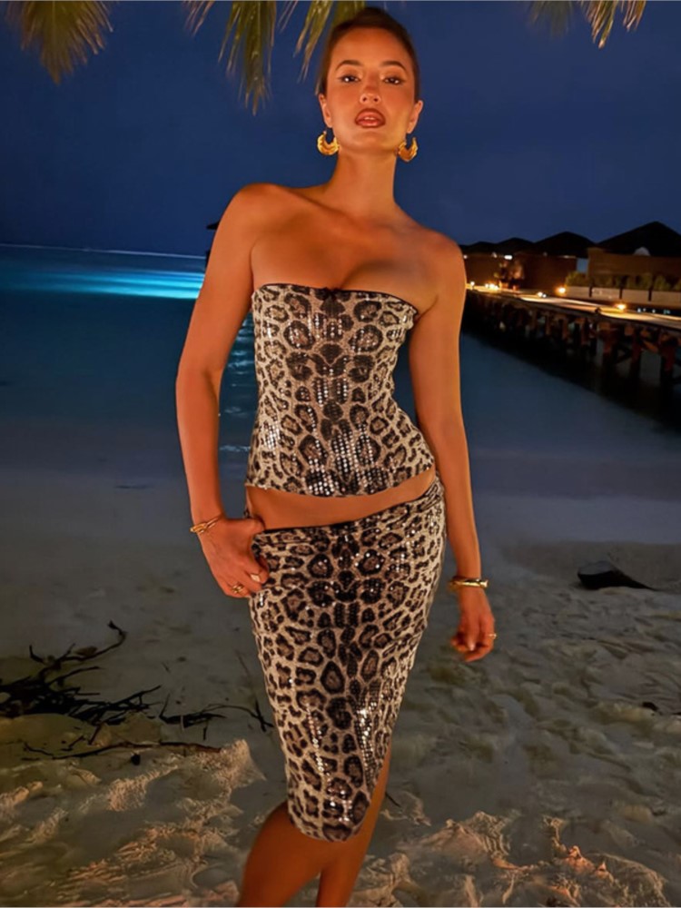 Woman 2 Piece Set Outfit Sexy  - Pipe Bending Spring avis et prix