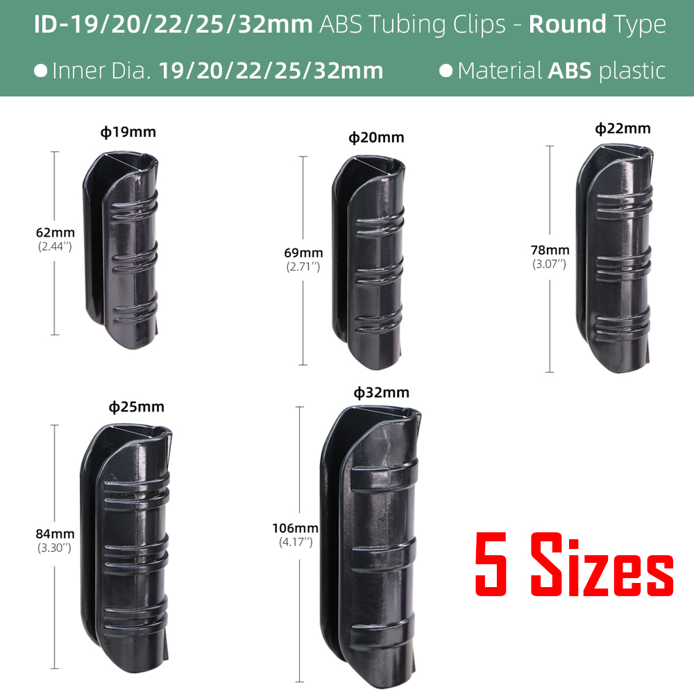 30PCS 19/20/22/25/32MM Garden  - Plastic Pipe Clip avis et prix