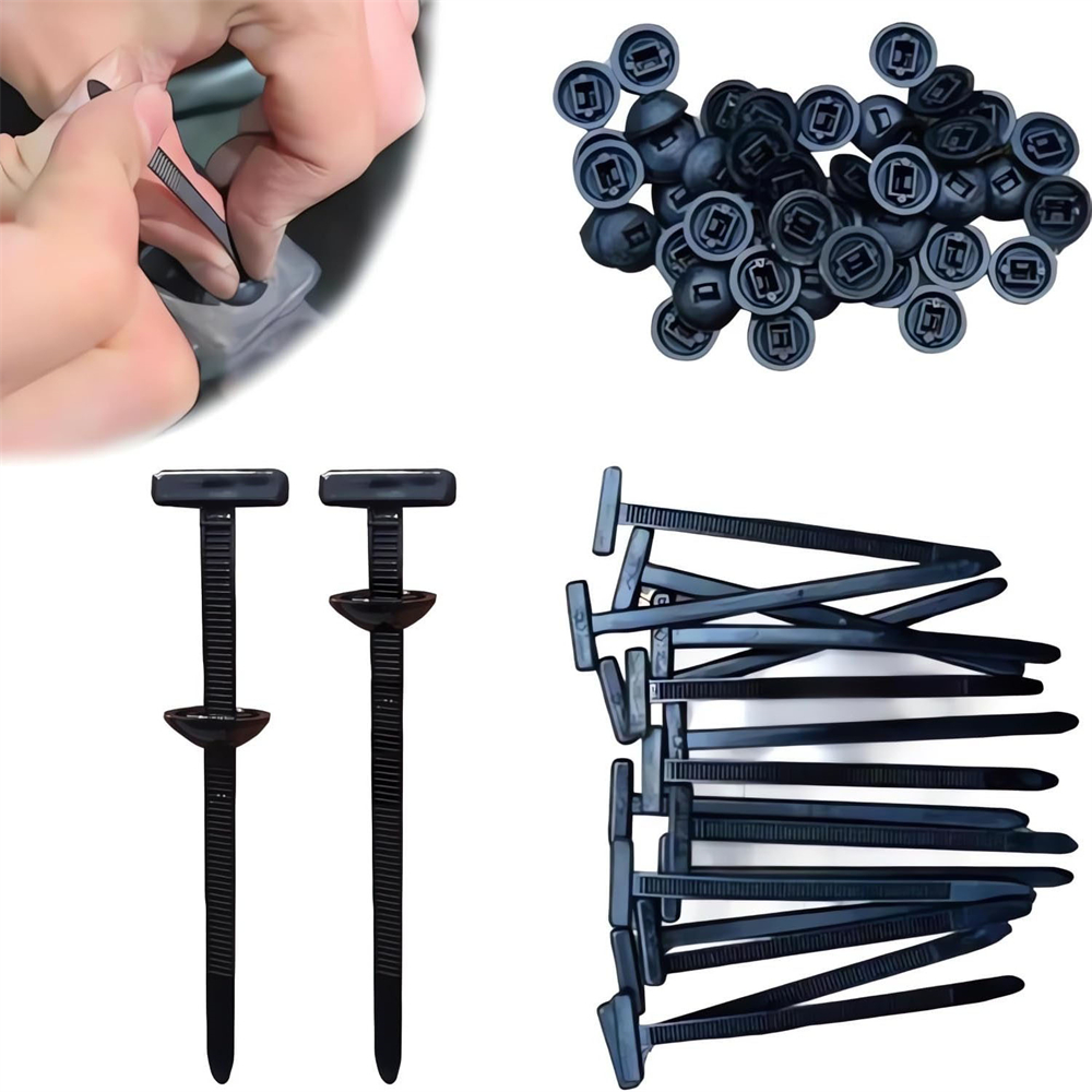 500/100/50Pcs Self-Locked Nylo - Plastic Pipe Clip avis et prix
