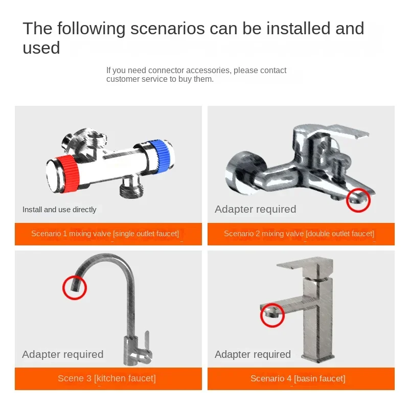 Adjustable 1/2 Inch Faucet Ext - Silicone Tap Washer avis et prix