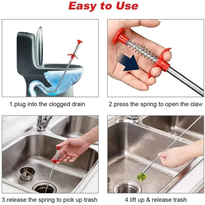 Flexible Spring Snake Drain Pi - Drain Snake Flexible avis et prix