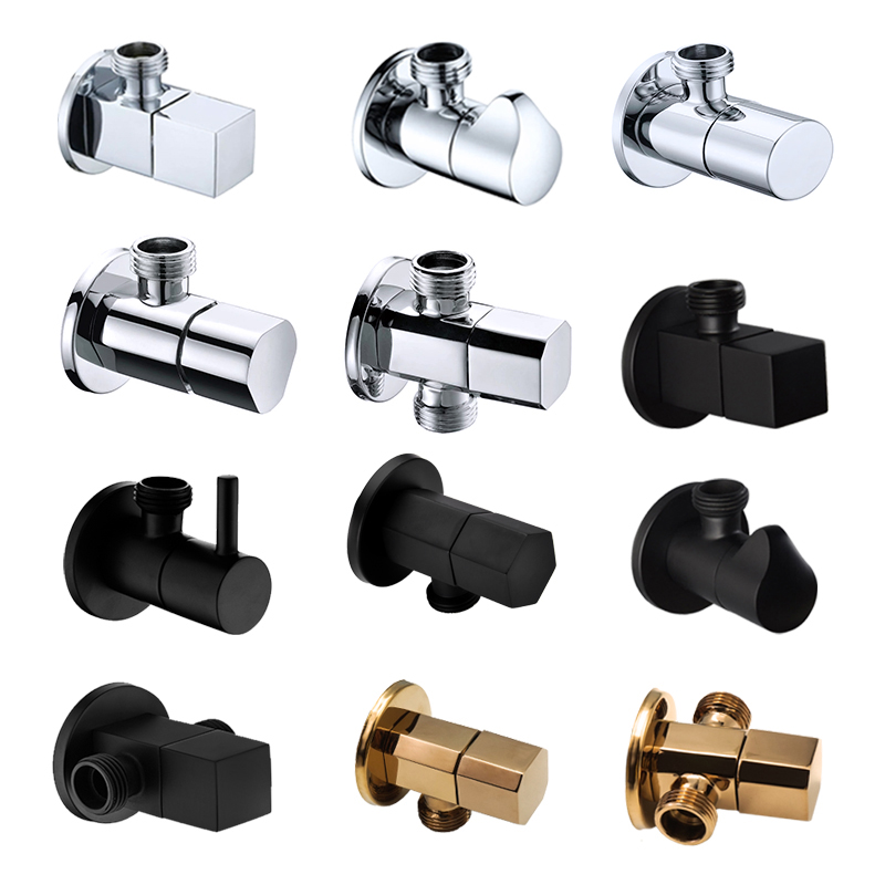 Brass Angle Valve Chrome Black - Toilet Fill Valve avis et prix