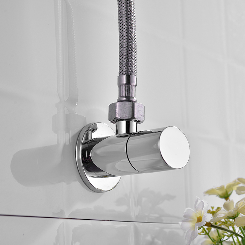 Brass Angle Valve Chrome Black - Toilet Fill Valve avis et prix