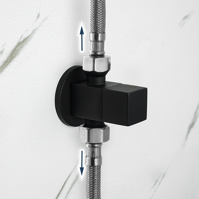 Brass Angle Valve Chrome Black - Toilet Fill Valve avis et prix